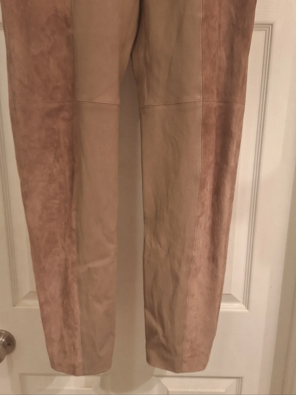 Per Se genuine Suede Leather Pull On Pants Size 12